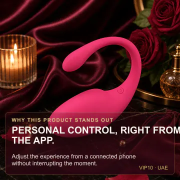 Rechargeable App-Controlled Vibrating Egg VIP10 product image view 2