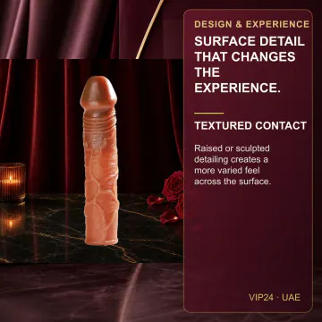 Long-Lasting Brown Penis Sleeve VIP24 product image view 3