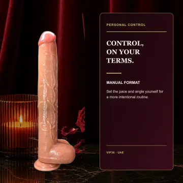 Bagged Manual Dildo - Skin Color VIP36 product image view 2