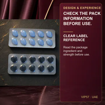 Men's Erection Support Tablet 100mg Single Pack VIP57 product image view 3