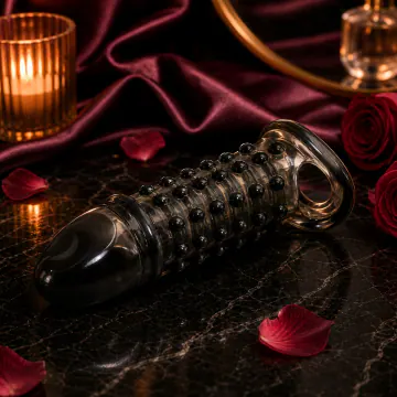 Black Spiked Penis Sleeve VIP26 product image view 5